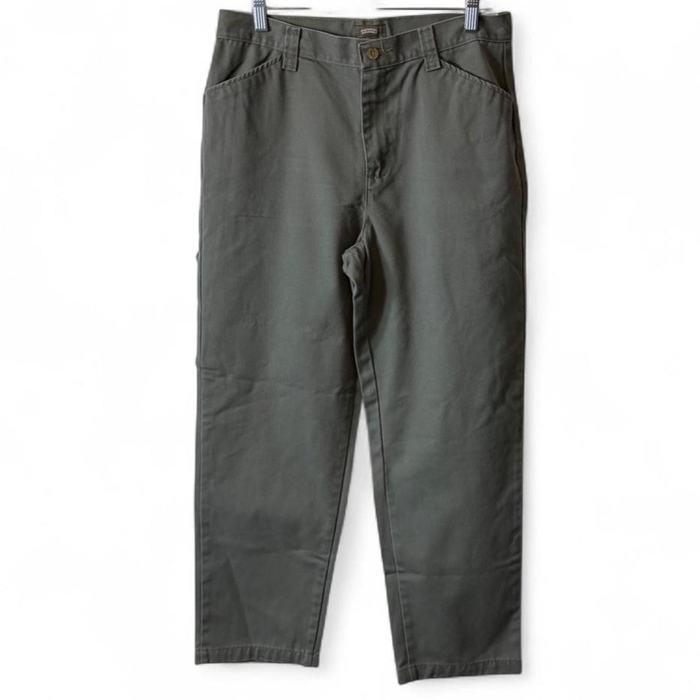Vintage Y2K Riders Casuals Green Chino Pants, Women's Size 12P